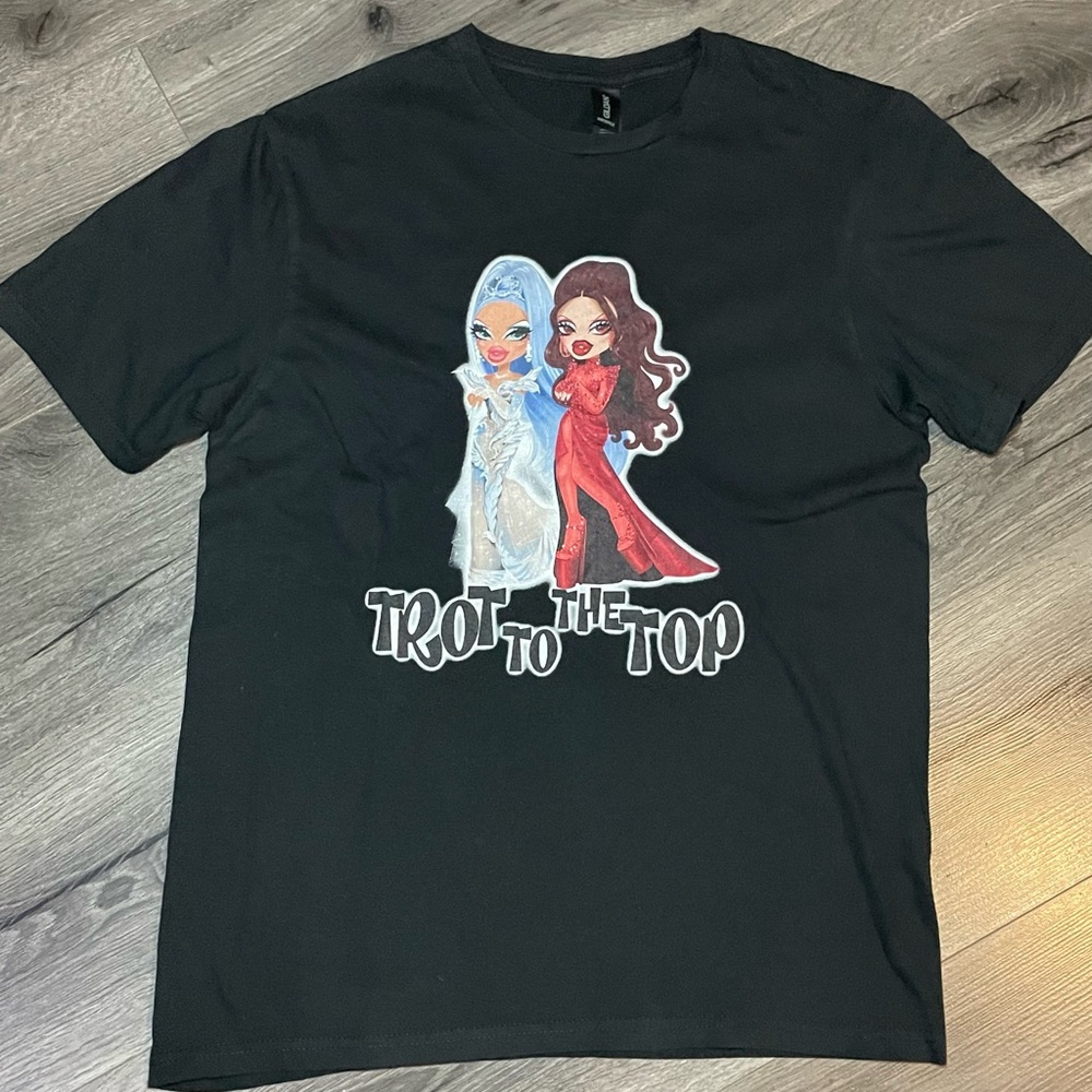 Sugar & Spice - Drag Con black T-shirt, size medium and small Tik Tok Twins